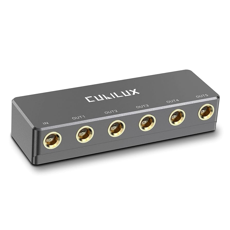 Amazon.com: Cubilux 5-Way Quarter Inch Signal Splitter